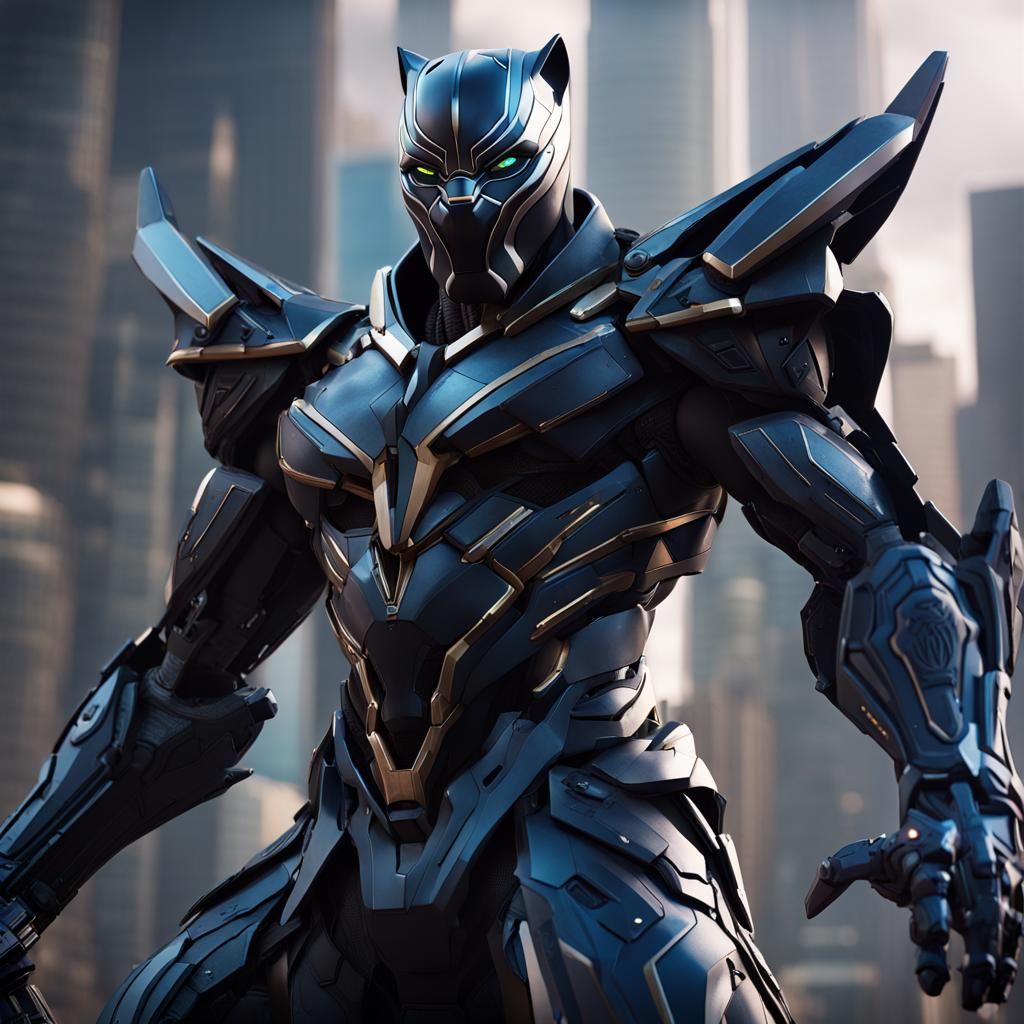 Gundam Exia Black Panther