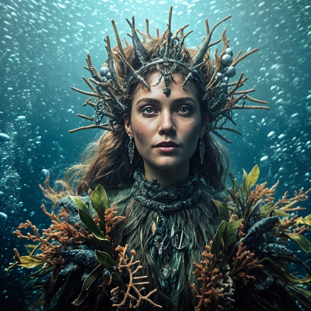 Viking Water Goddess Mermaid Named Greip