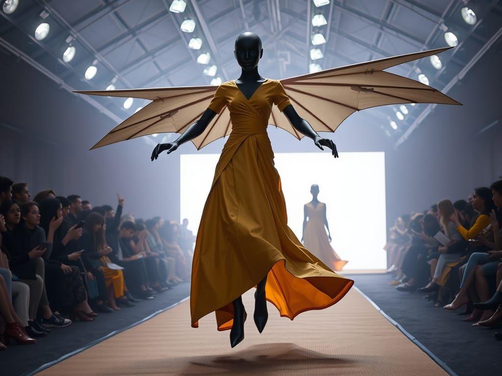 Cosmic Fashion Show in Mid-Air