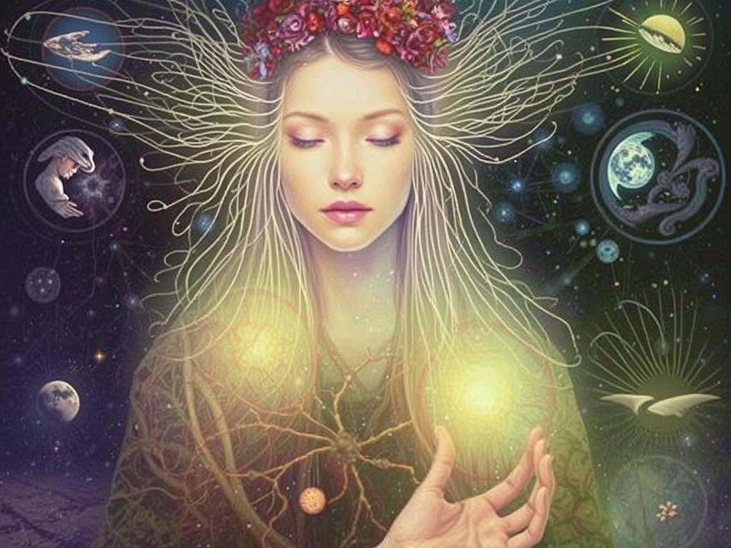 Fate Hybrid Woman in Mycelium Network