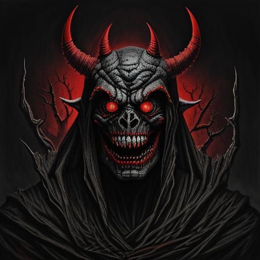 Twisted Nightmarish Demon Unveils Malevolent Presence