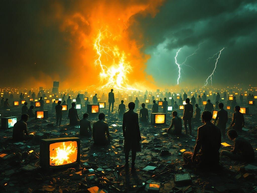 Outcasts in a Desolate, Televised Apocalypse