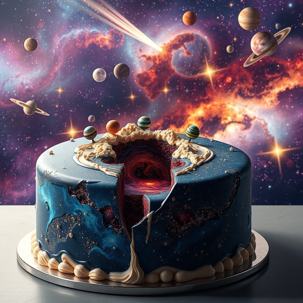 Cosmic Cake Galaxy Erupts with Stars and Planets