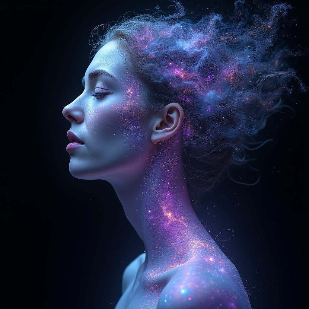 Cosmic Goddess Radiates Stellar Beauty