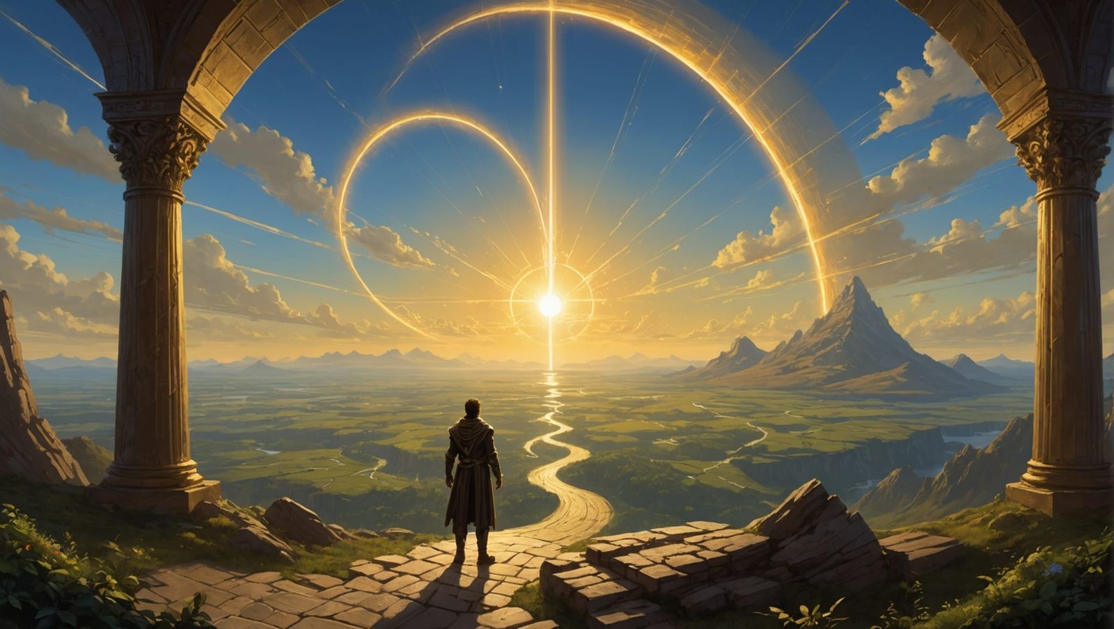 Golden Path to a Dark Fantasy Horizon