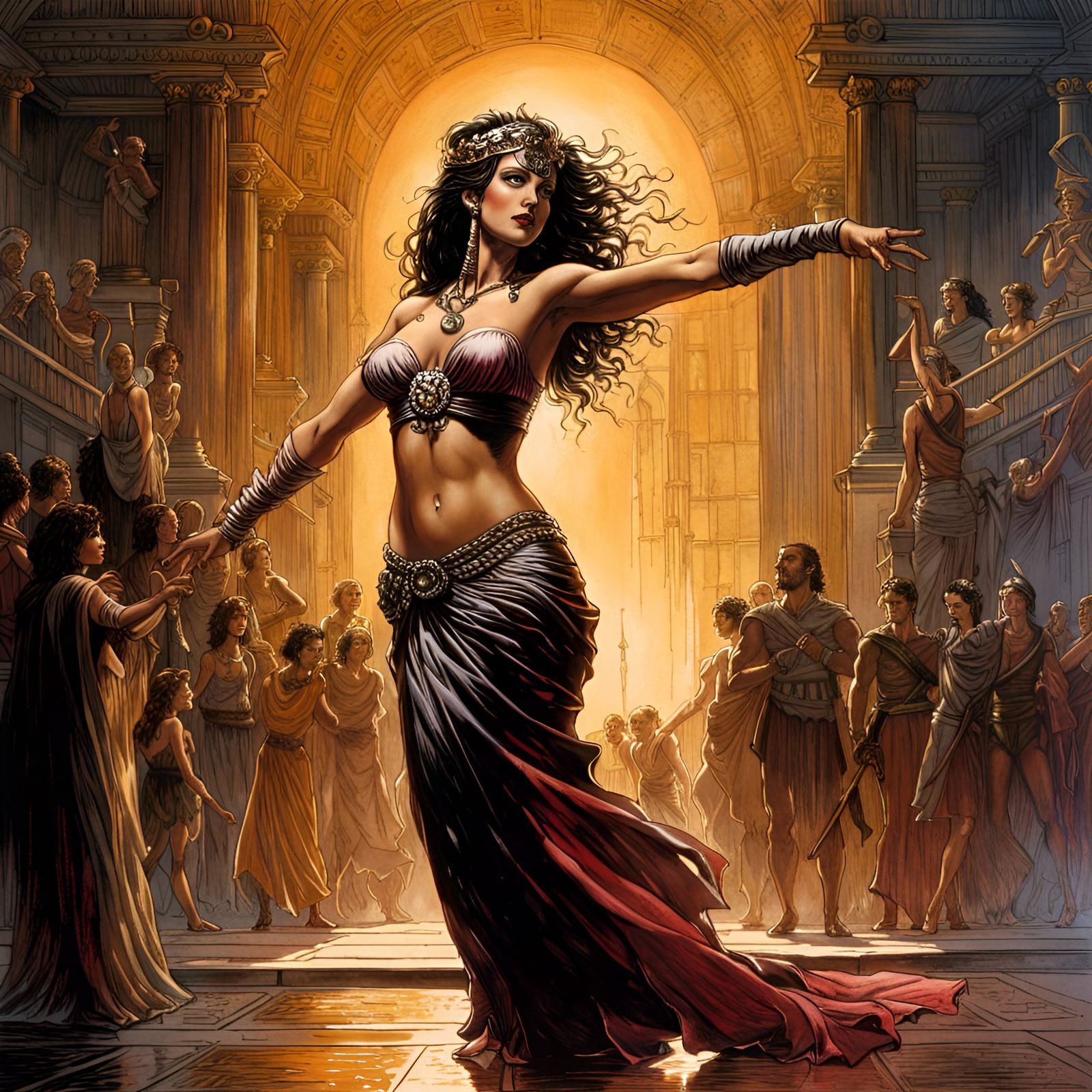Salome dancing