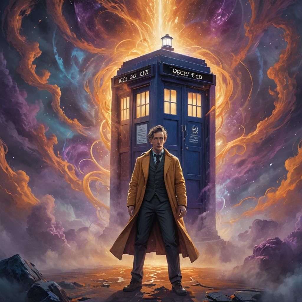 Heroic Figure in Fantasy Landscape, Trending on Artstation