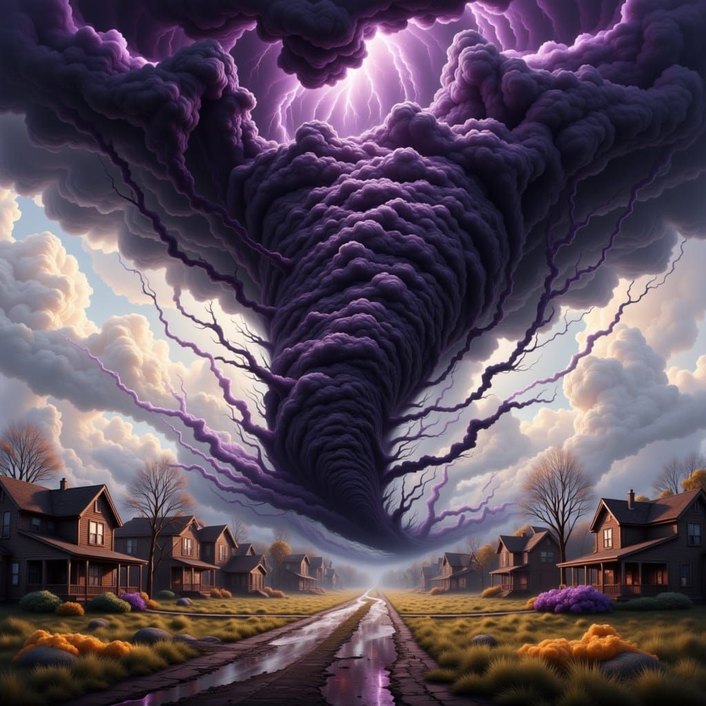 EF5 Tornado in Rothko-Shishkin Style