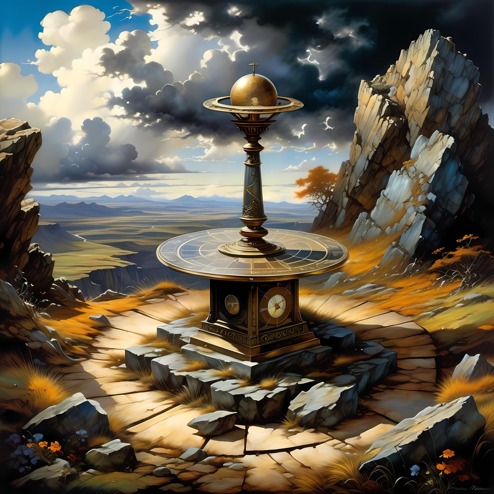 The Sundial of Kaimo the Aurunumancer, in the Ancient Kingdoms of Athrace