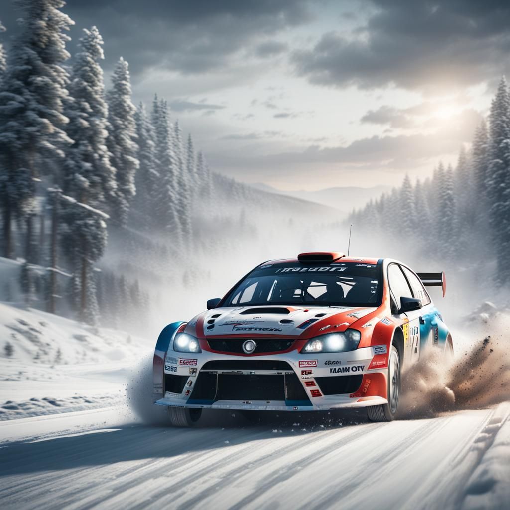 WRC Rally Stage Snow: Finland 3