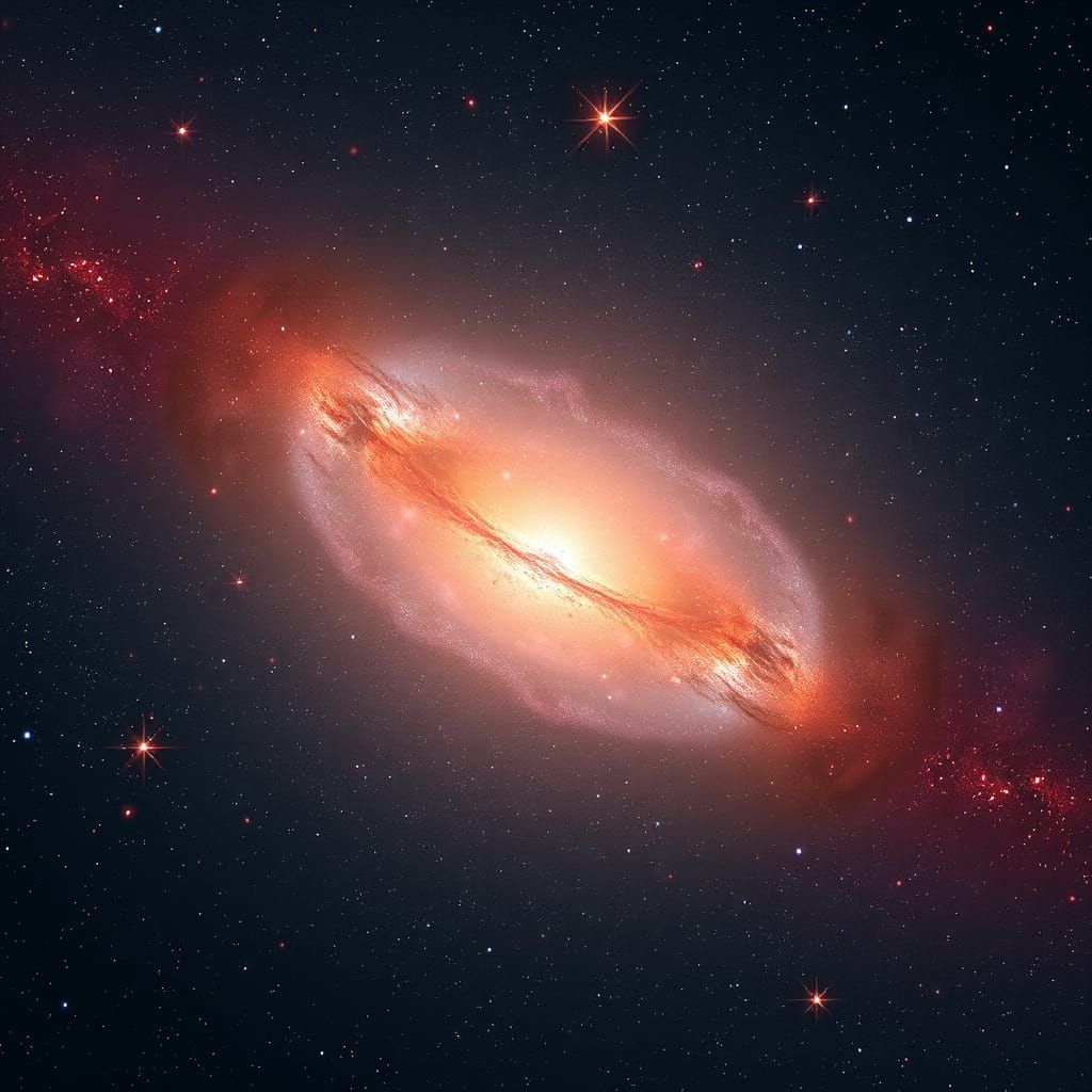 Vibrant Galaxy Birth in Cosmic Splendor
