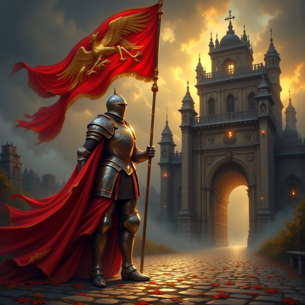 Abstract Painterly Style Art Piece