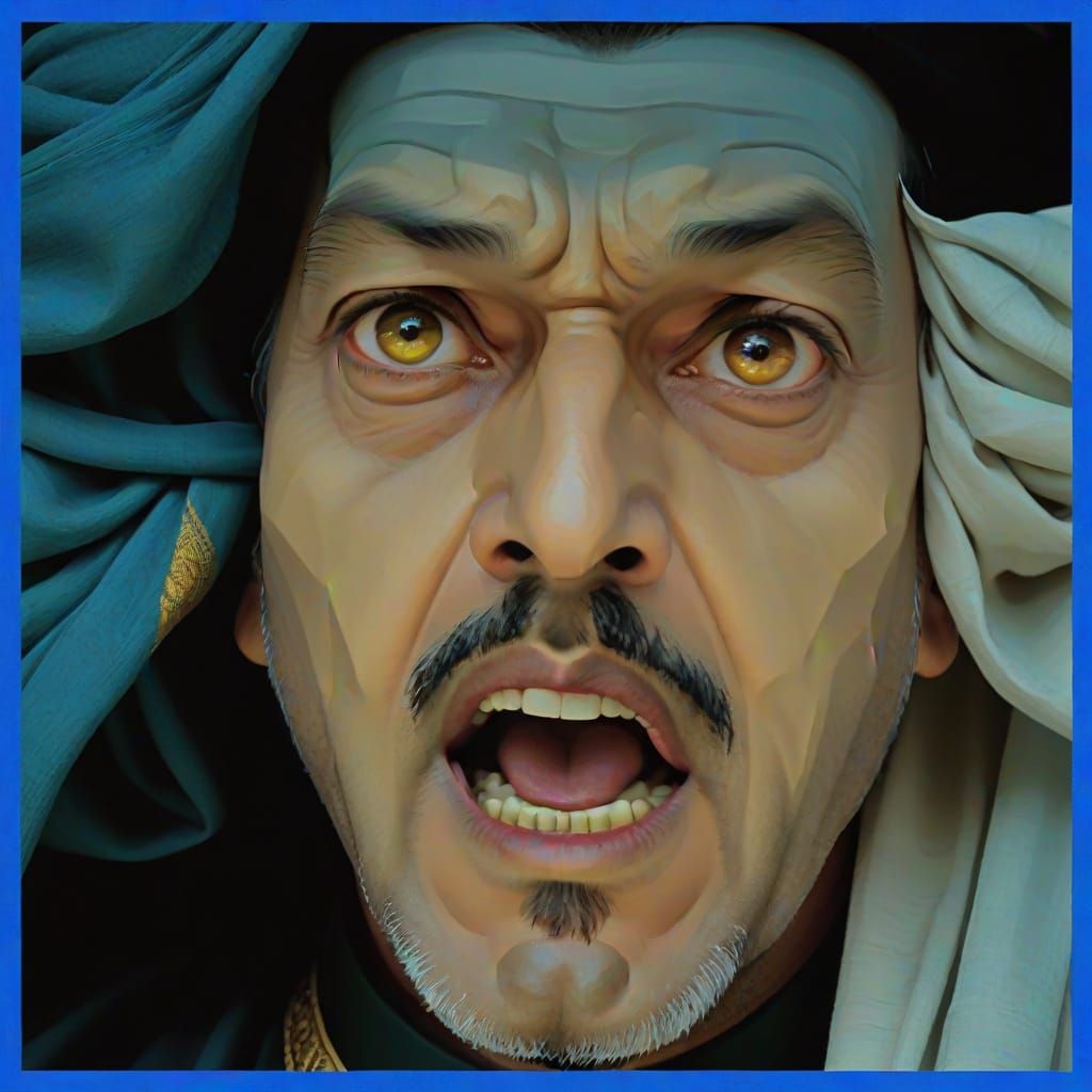 Fatherly Guidance in Golden Light