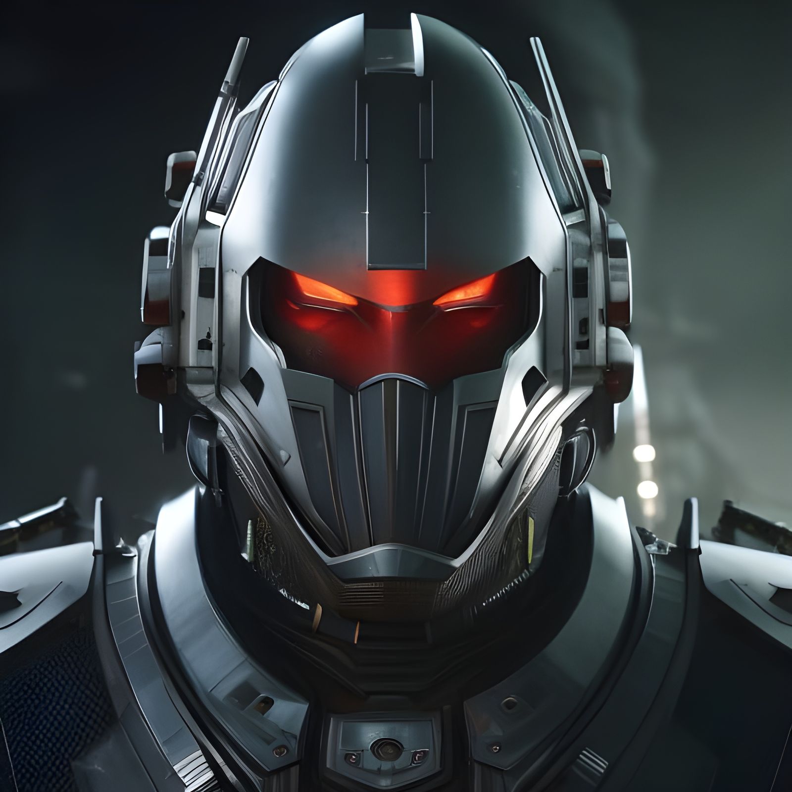 Void Suit Helmet Close-up