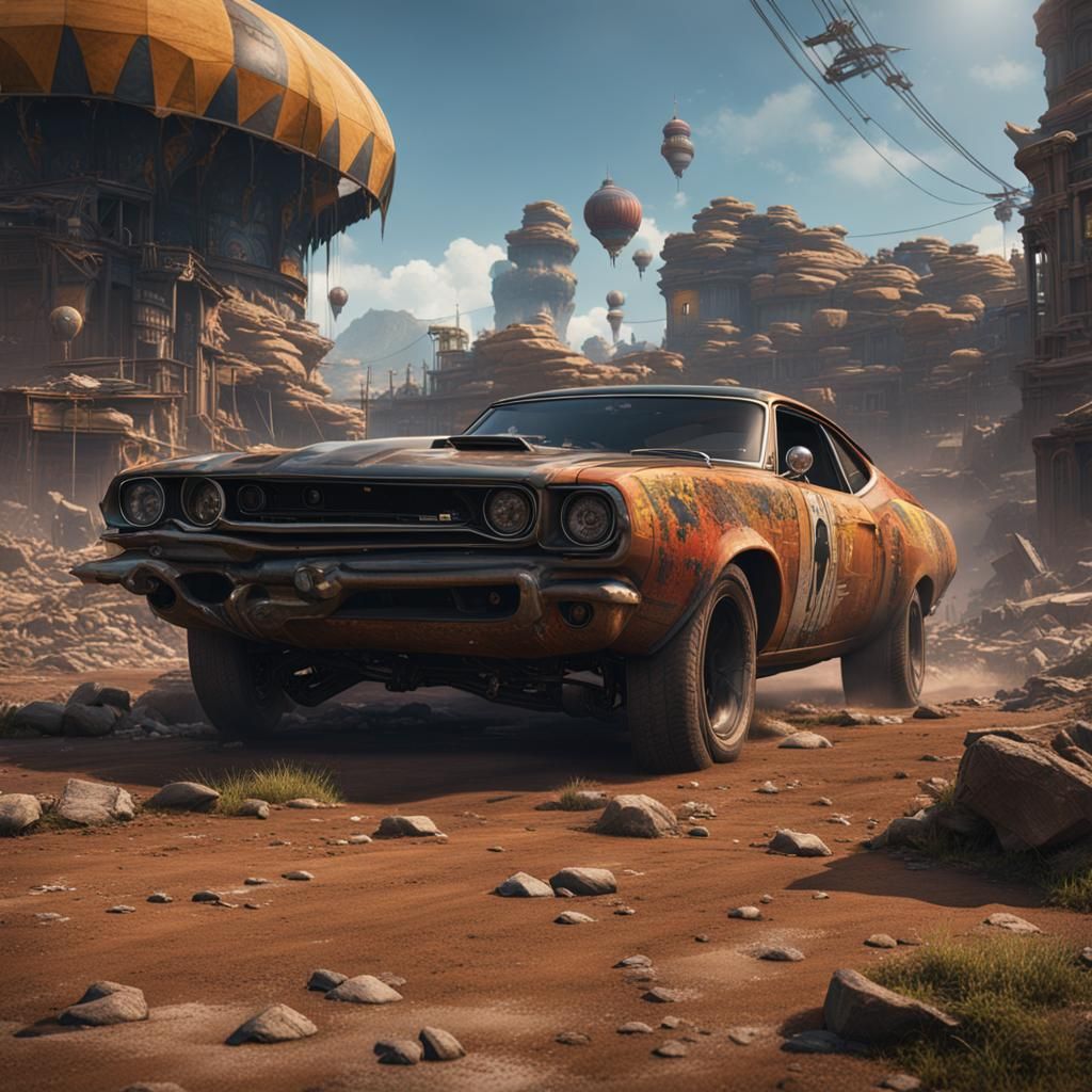 Fast and Furious: Detailed Matte Painting in 8k