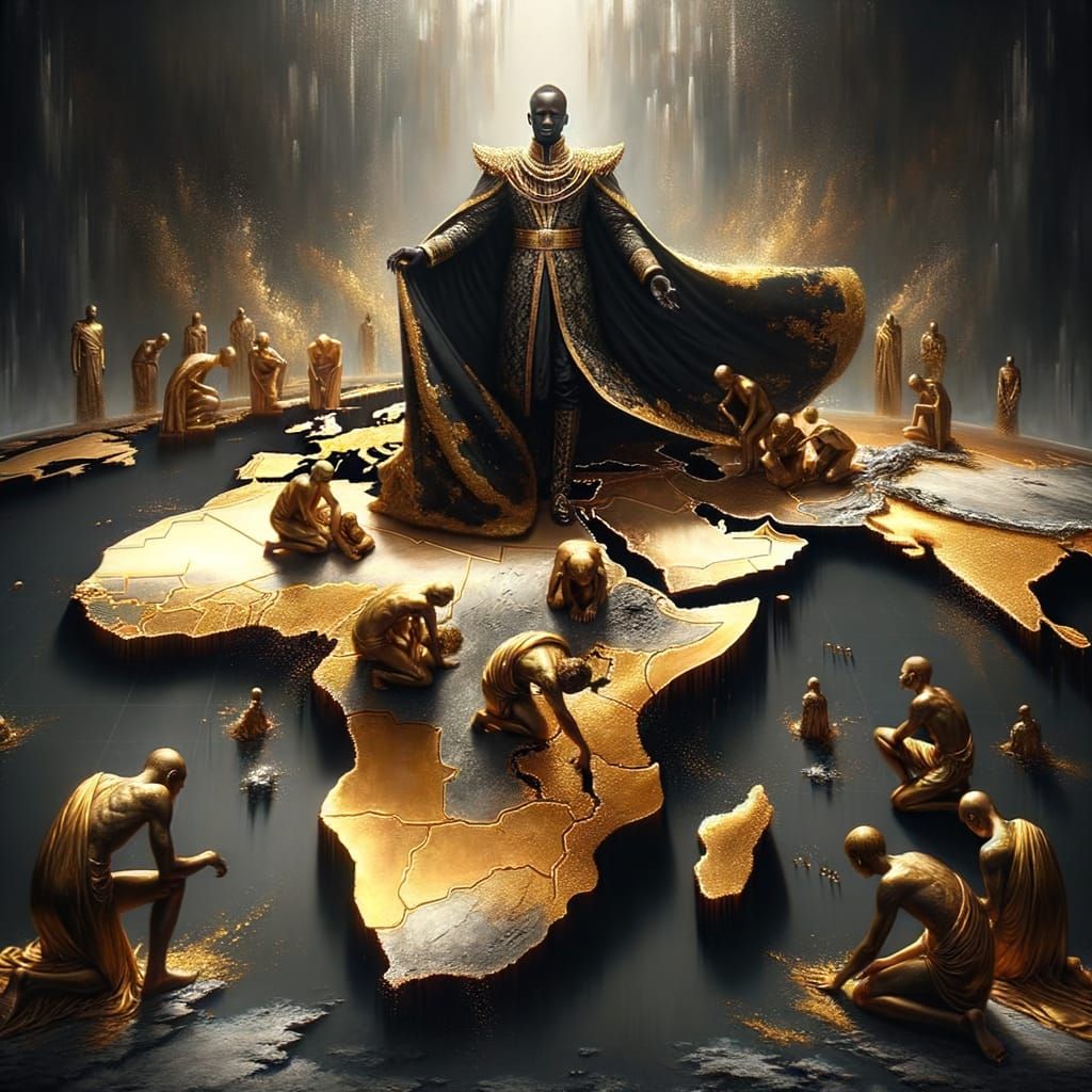 African Emperor Reigns Over Golden Continent, Europe Bows in...