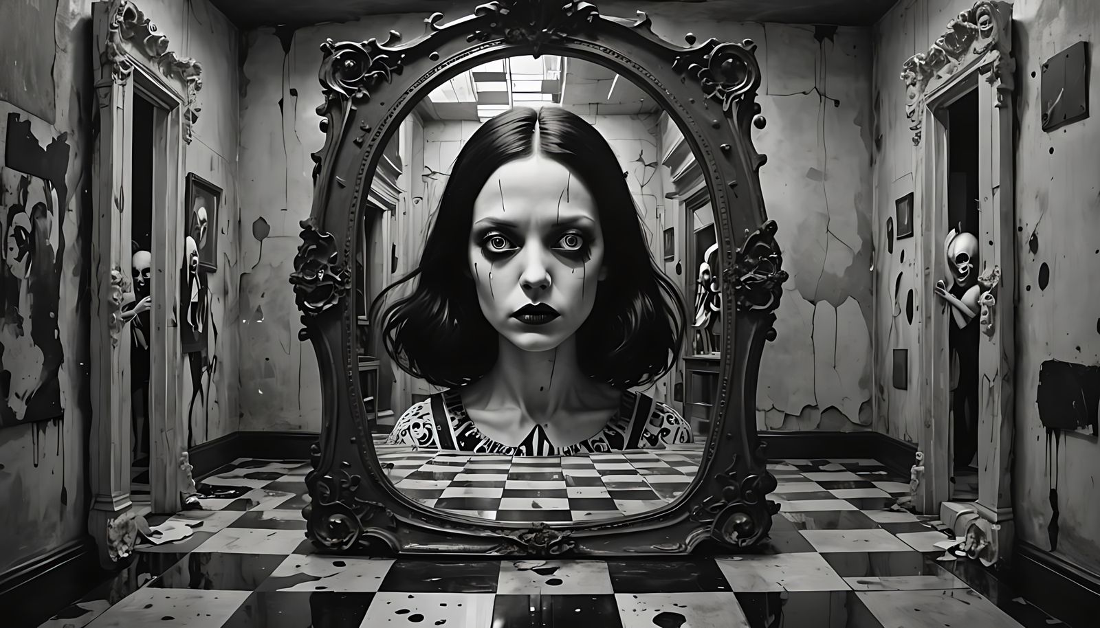 Demented Alice in Nightmare Wonderland: Surreal Art