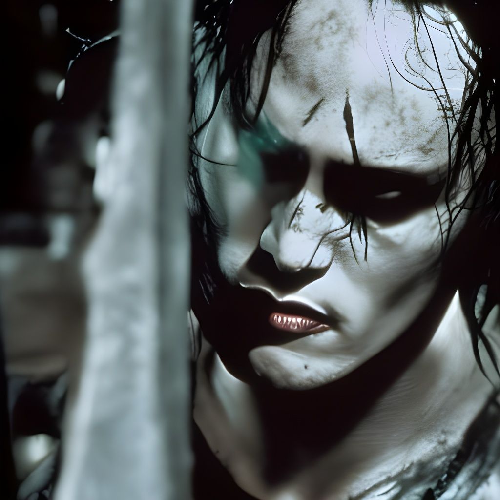 The Crow: A Dark Gothic Scene