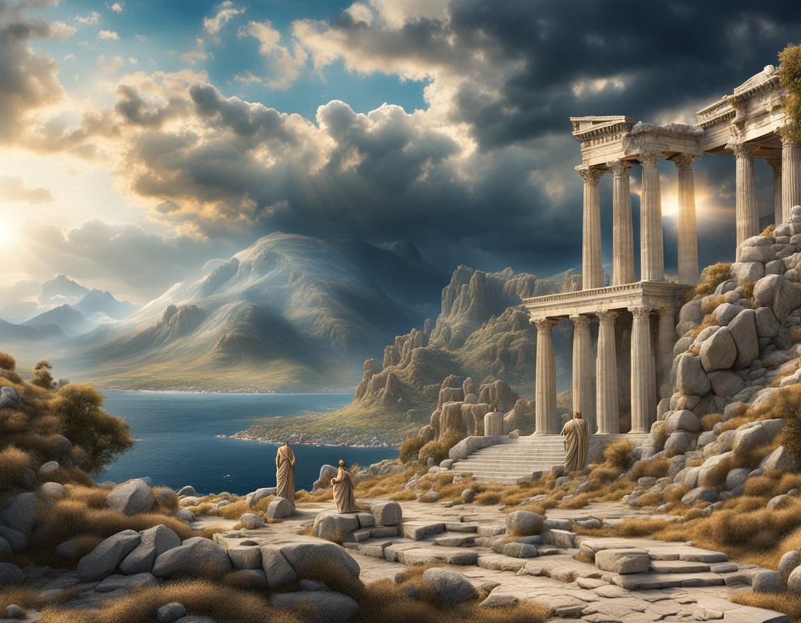 Olympus: Photorealistic Digital Rendering of Greek Gods