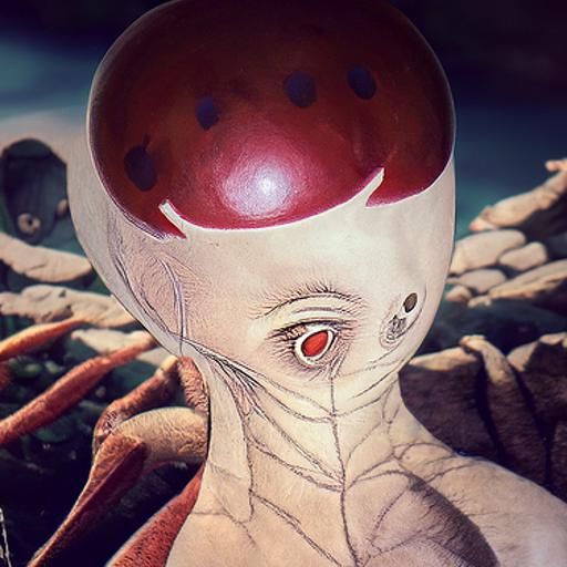 Fantastic Planet Inspired Alien Concept Art