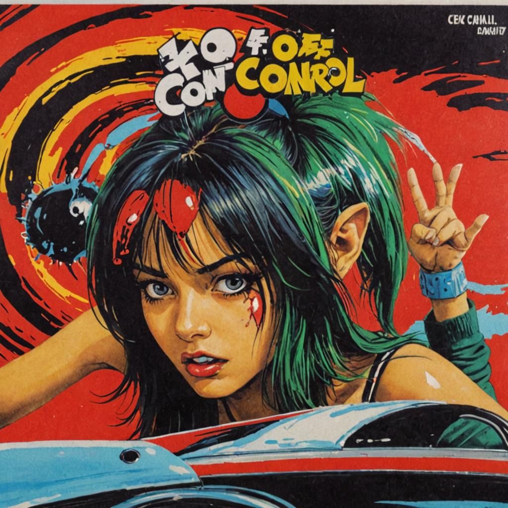 Abstract AI Interpretation of 'Out of Control'