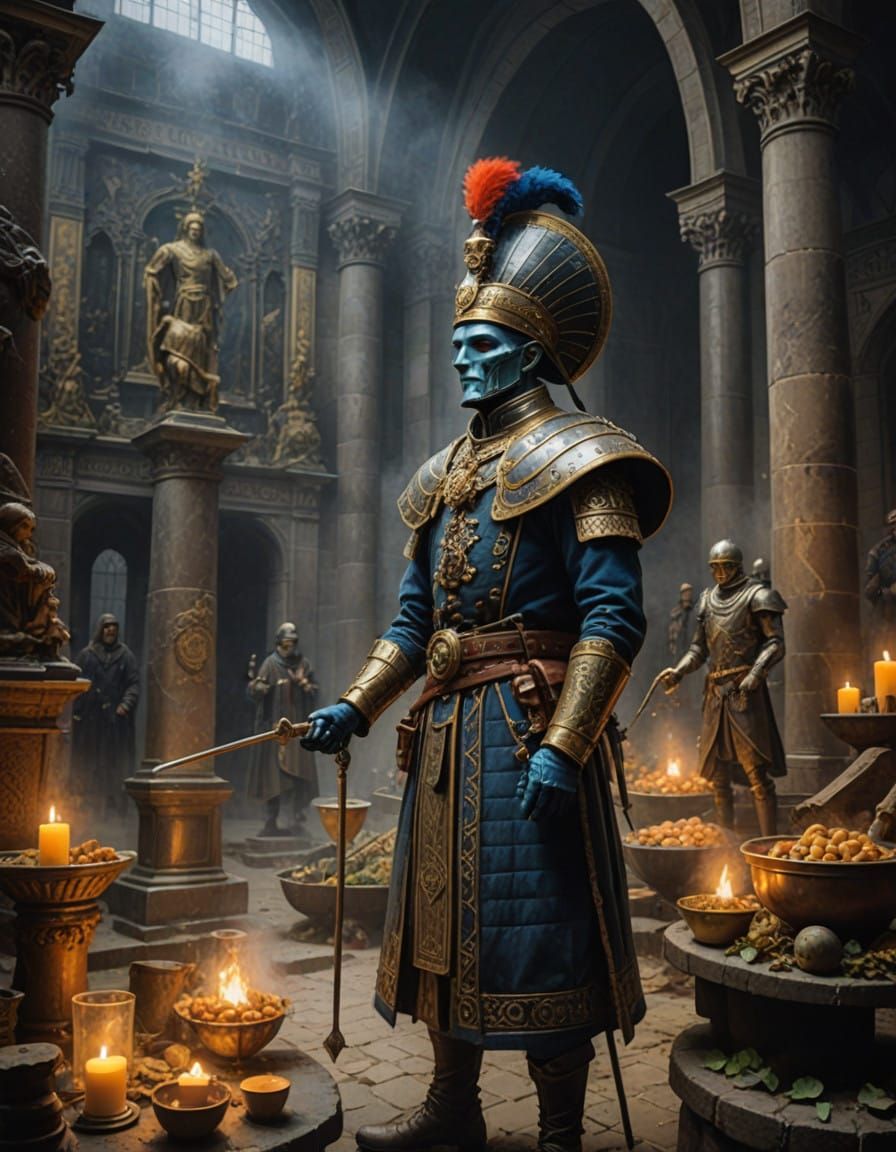 Misty Landscape in a Dreamy Aesthetic