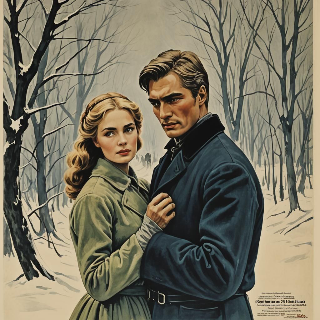 Doctor Zhivago Film Poster: Love and Revolution