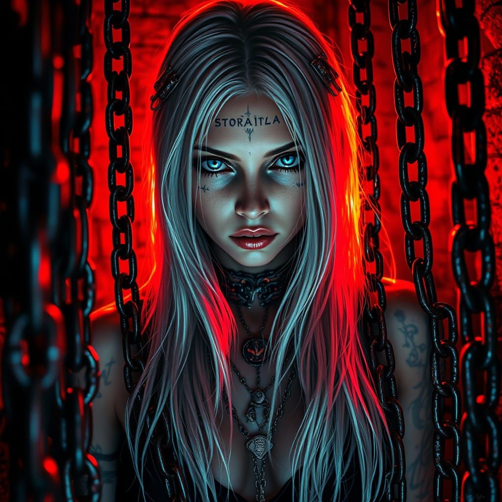 Dungeon Maiden in Radiant Chains