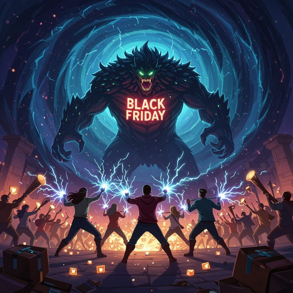 Software Engineers Battle Black Friday Monster