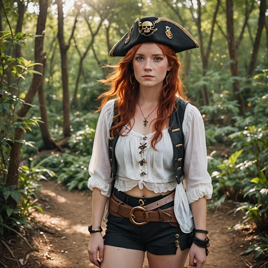 Ginny Weasley as a Pirate: Professional Photography
