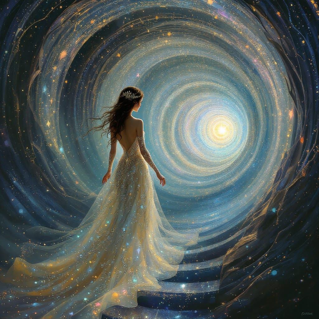 Ethereal Duchess Approaches the Prismatic Tunnel of Light