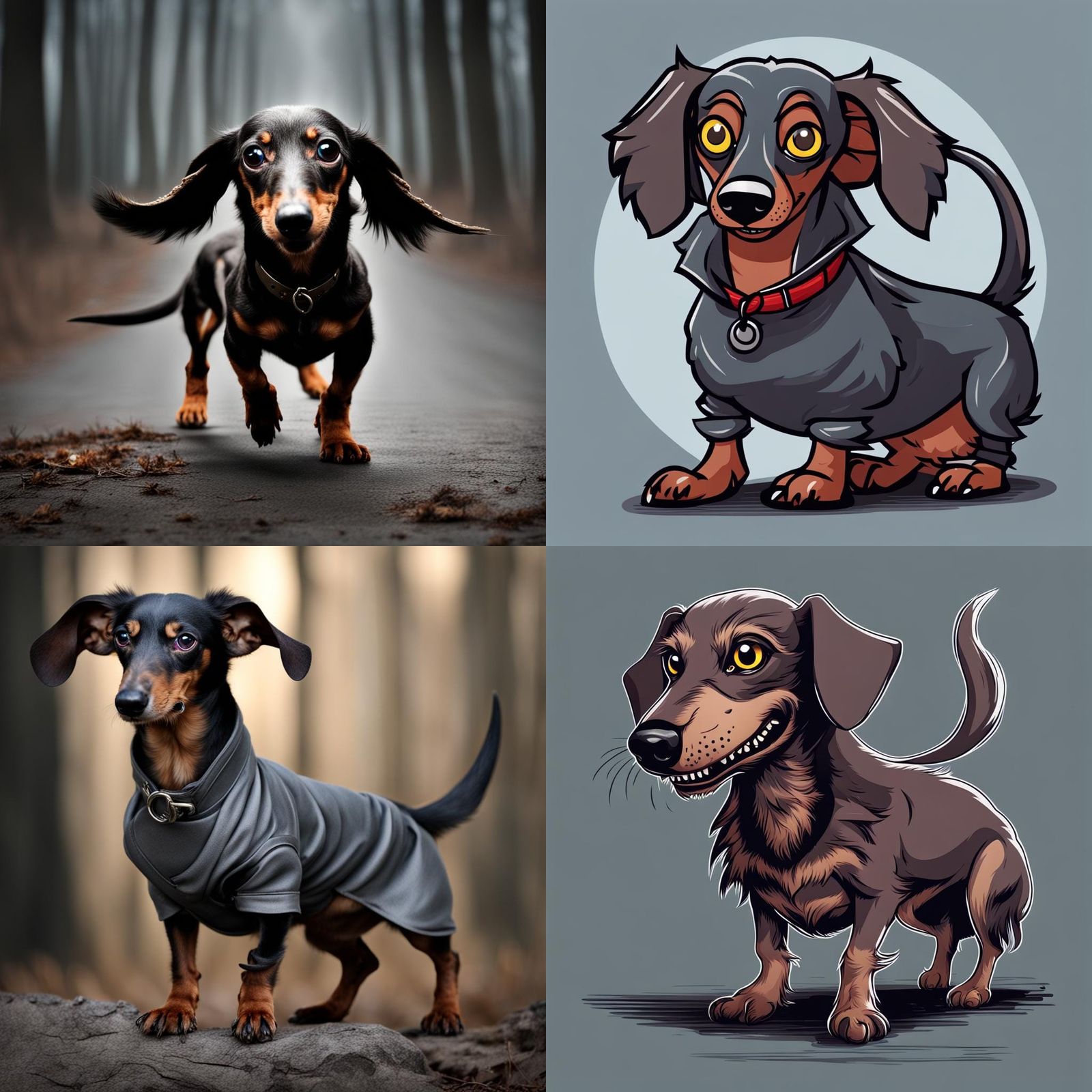 Werewolf Transformation of a Dachshund