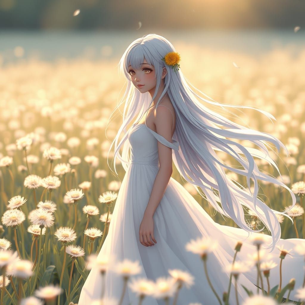 For the "Princess Portraits" challenge: Picture a serene ani...