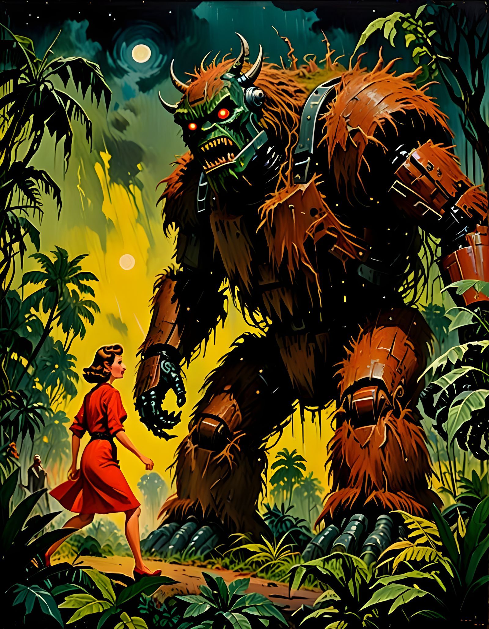 I MET A JUNGLE BEAST ROBOT