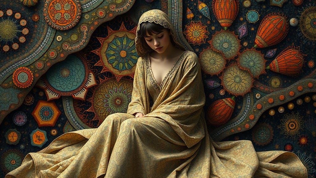 Enigmatic Figure Embodied in Cosmic Patterns