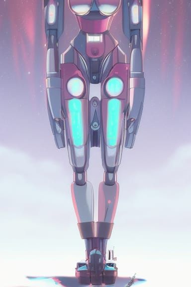 Tall female robot model