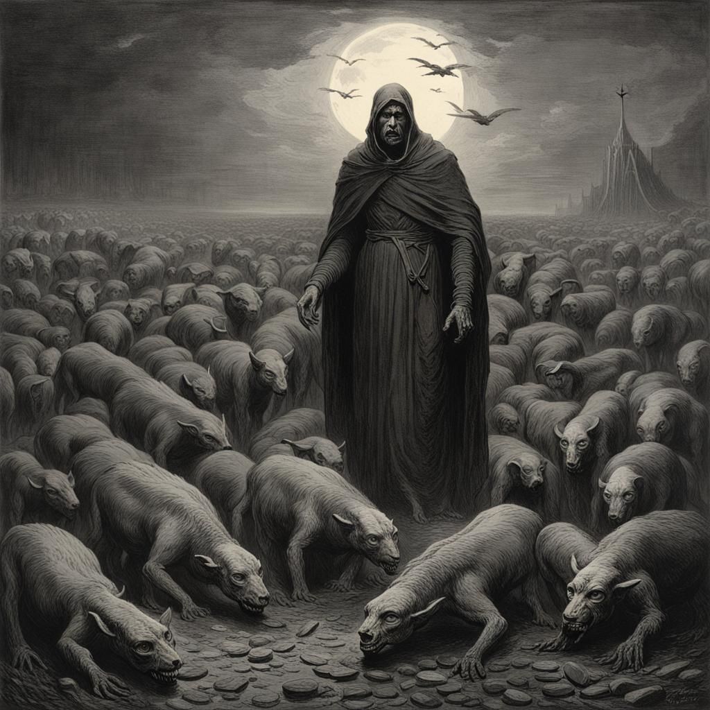 Horror Scene: A Vision of Hunger