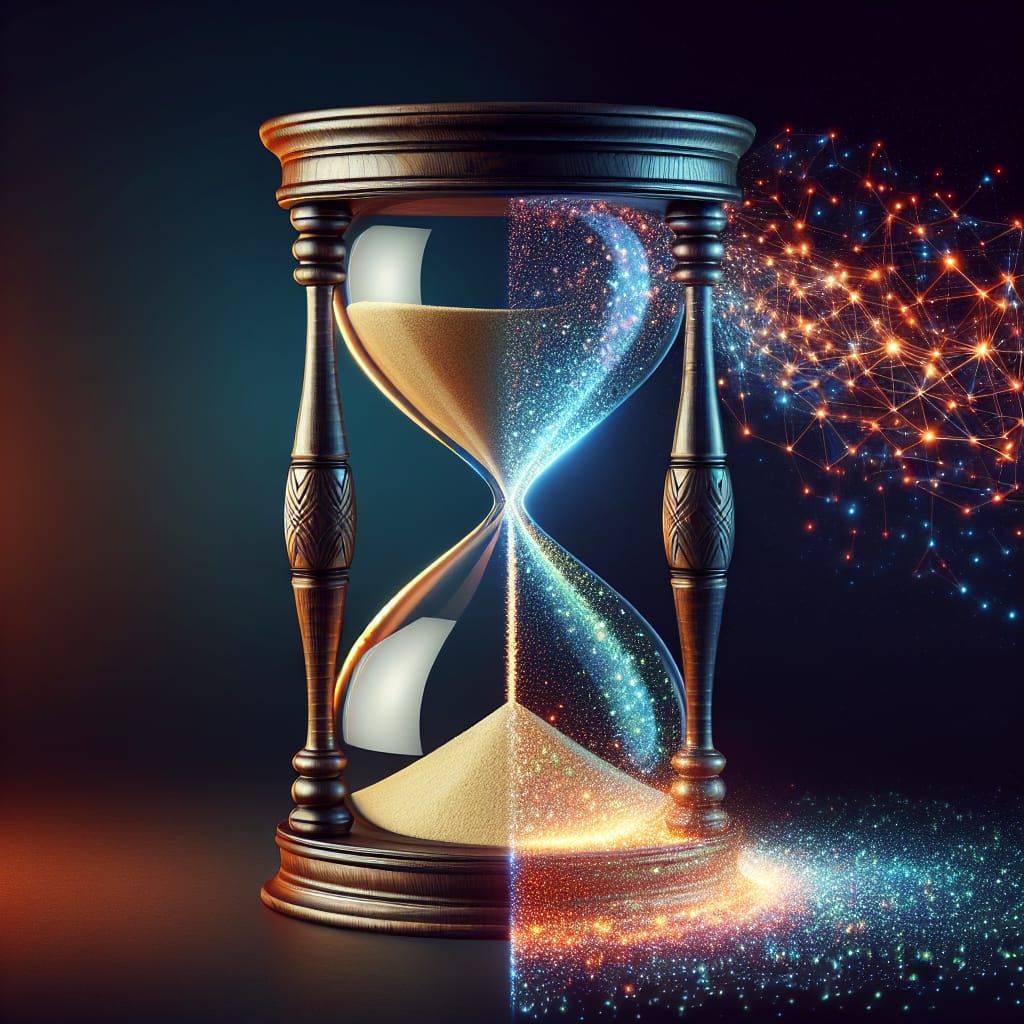 Hourglass: Sand to Digital Pixels Time Transformation
