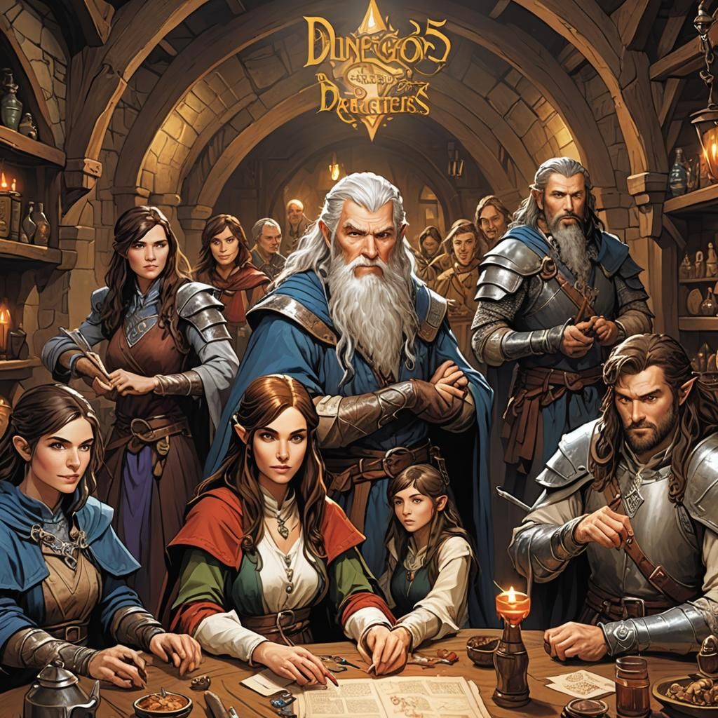 Dungeons and Dragons (1974 to 2024.)