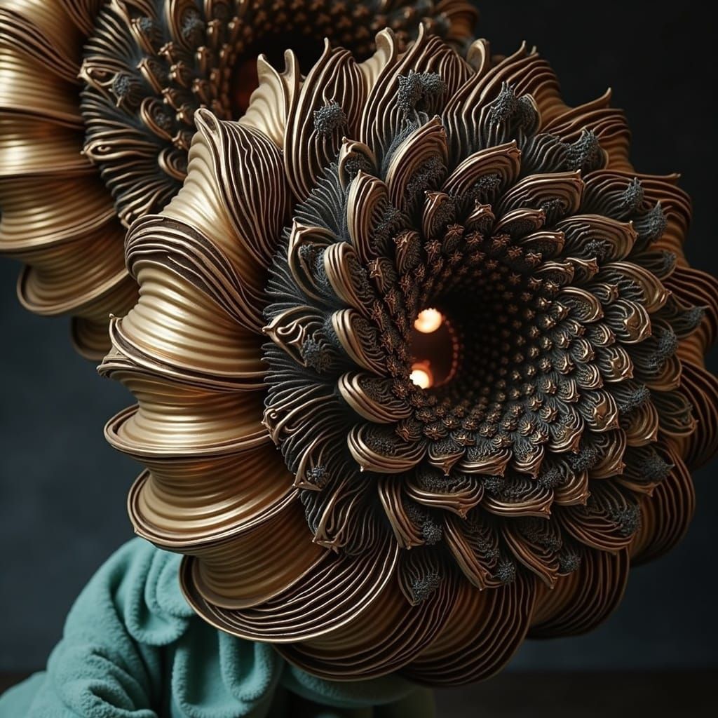 Abstract Swirling Vortex of Dynamic Motion