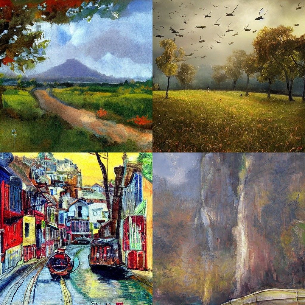 Abstract Portrait in Cubist Style