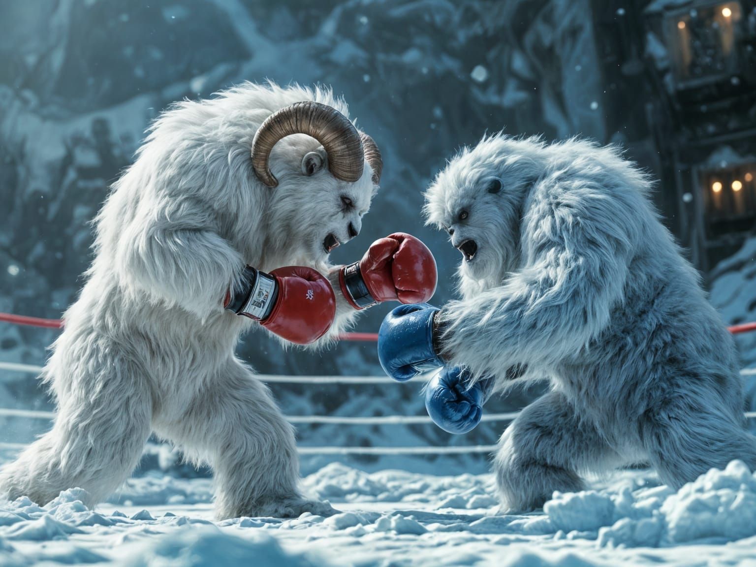 Wampa vs Yeti: clash of the snow titans.
