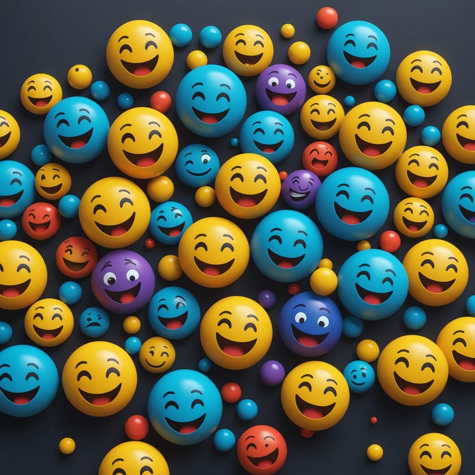 Teasing Emoji in Detailed Matte Painting Style