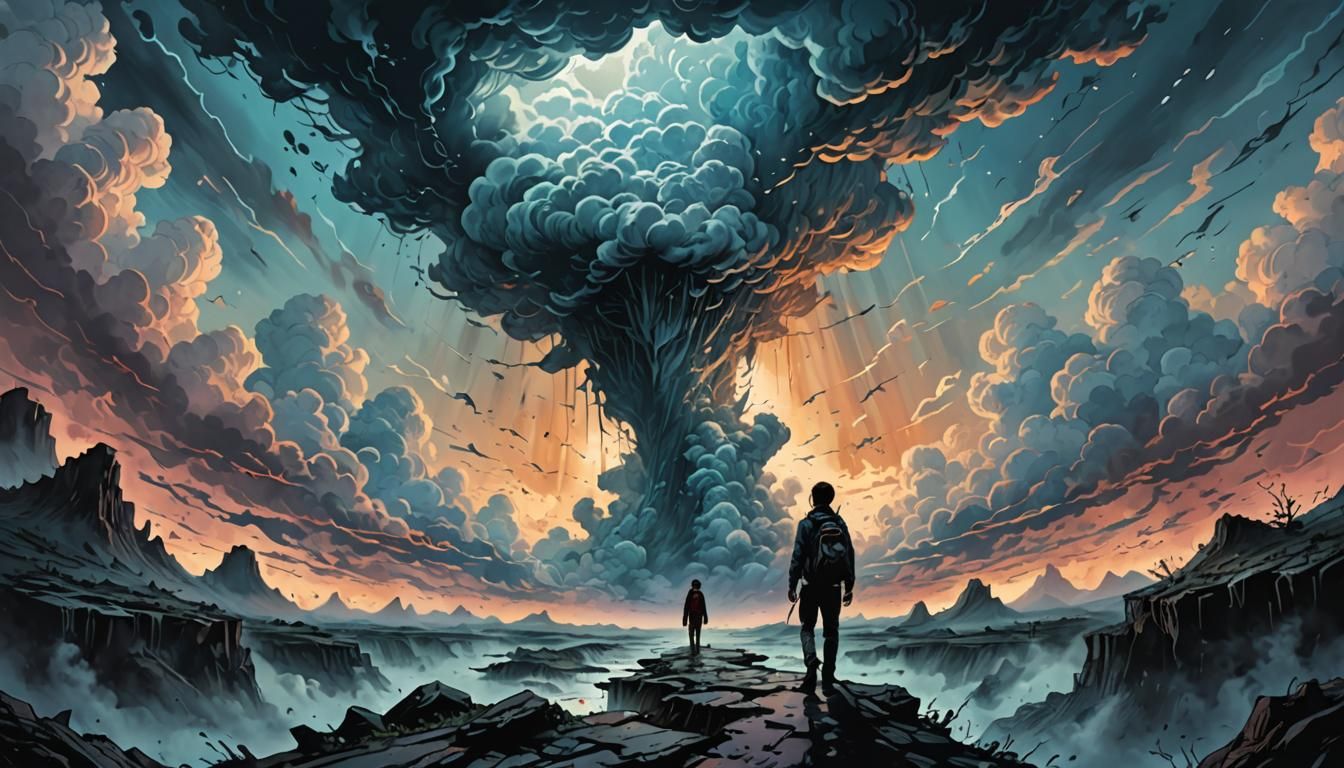 Surreal Abyss: Dreamlike Comic Art