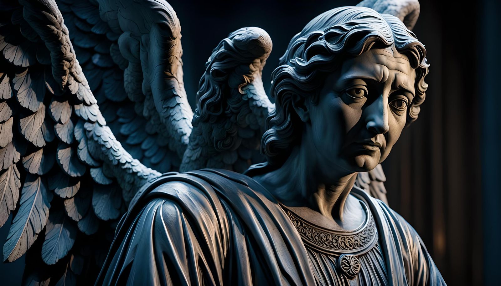 Photorealistic Weeping Angel and Silence