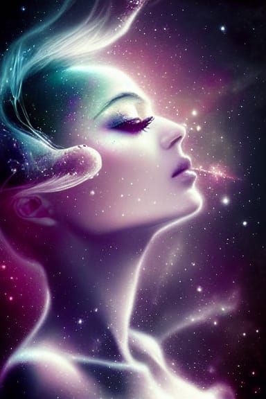 Whimsical Nebula Art by Russ Mills