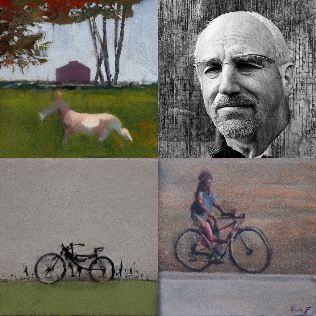 Abstract Portrait in a Minimalist Style