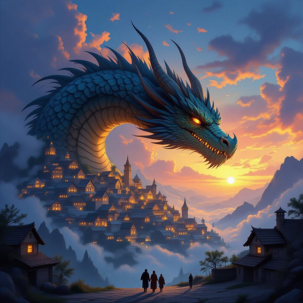 Ancient City Carved into Sleeping Dragon's Ribcage