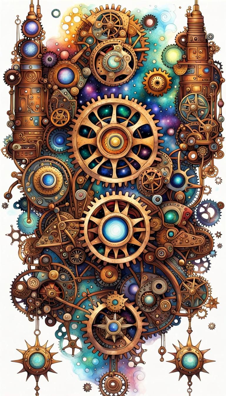 Steampunk Engine :: Stars