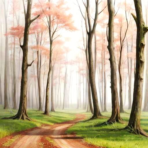 Hidden Face in Forest